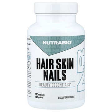 NutraBio, 頭髮皮膚指甲，90 粒膠囊