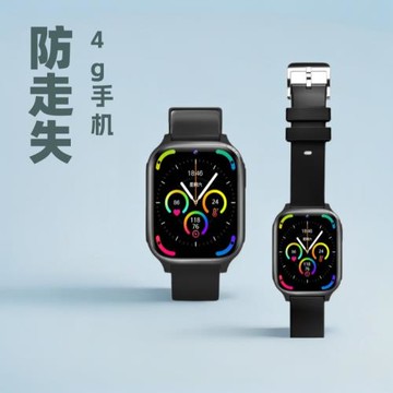 防走失4G老人定位電話手表血壓心率視頻通話手環健康監測適老