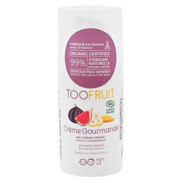 TOOFRUIT 果漾深層滋養乳液 專為兒童及青少年設計 含香蕉與無花果萃取成分 有效加強保濕 無添加化學刺激物  30ml  1瓶