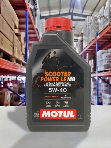 『油工廠』MOTUL Scooter POWER LE 4T 5W40 全合成 加速用油 新包裝 SP 1L 0.8L 買2送1