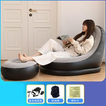 充氣床 充氣沙發 露營床墊 戶外充氣沙發成人家用充氣沙發椅折疊懶人野營便攜式空氣沙發『ZW8652』