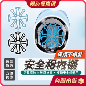 安全帽內襯【透氣散熱×清潔容易】 安全帽 安全帽墊 矽膠安全帽內襯 安全帽隔熱墊 安全帽透氣墊 頭盔內襯 可拆式內墊
