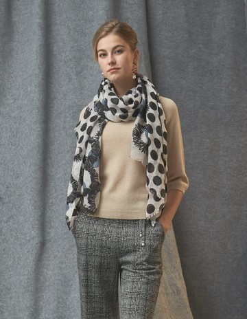 ★【喜芝梅】保暖系純羊毛六分袖針織上衣(兩色；M-XL) 224710131