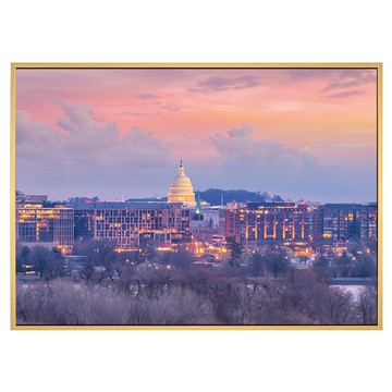 BOLUO GALLERY 菠蘿選畫所 掛畫 華盛頓特區 CMCL3420D  40 x 30cm  木色