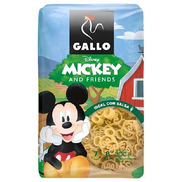 GALLO 公雞牌 米奇造型義大利麵  300g  1包
