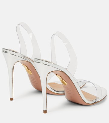 Aquazzura So Nude 105 PVC sandals