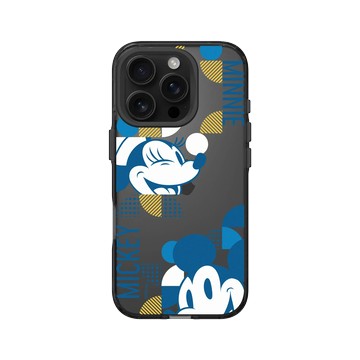 iPhone 16 Pro Clear 酷墨灰 - 迪士尼-米奇 Mickey - 展示好感情-米奇與米妮