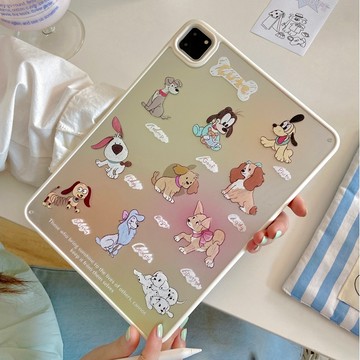 台灣出貨 卡通小狗 透明 亞克力 平板保護套 平板保護殼 適用於 iPad 10 9 8 Air6 Air5 7 pro