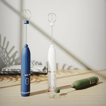 手持電動打蛋器家用牛奶奶泡器烘焙咖啡無線打泡器無線打發蛋清【宜家良品百貨】