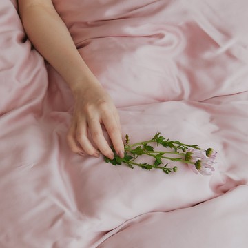 翔仔居家 60支天絲 薄被套 / 鋪棉兩用被套【淺粉月季】單人 棉被 兩用被 100%萊賽爾天絲 Tencel 台灣製