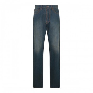 Maison Margiela - Dark Blue Cotton Jeans 27