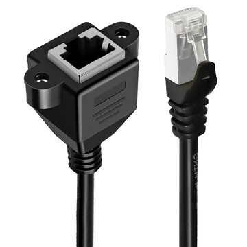 POLYWELL 寶利威爾 CAT6 高速網路延長線 Gigabit 千兆網路延長線  1條  5m  黑色