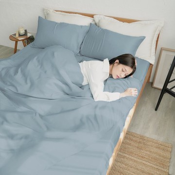 柔絲萊賽爾纖維 床包組 薄被套 鋪棉兩用被/台灣製床單/YC18