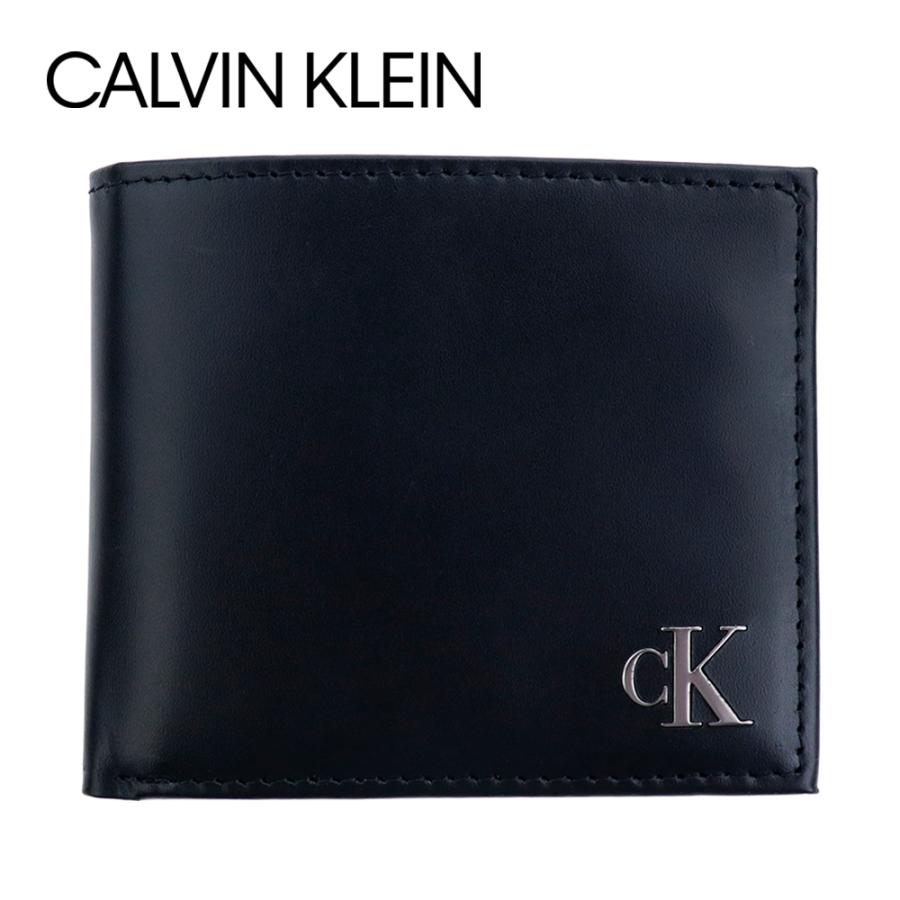 カルバンクライン 財布 二つ折り Calvin Klein ブラック
