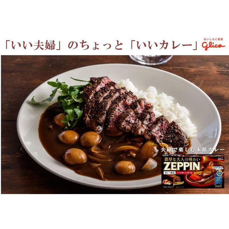 江崎グリコ カレーZEPPIN 中辛 175g×5個