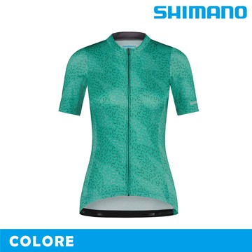 SHIMANO W'S COLORE 短袖車衣 (S-L)  / 綠色