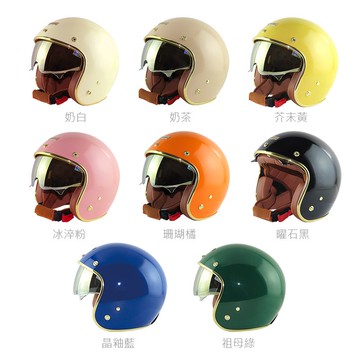 【新品預購】KK華泰 K806B 多色可選 3/4罩 復古帽(內藏墨鏡)【新品訂購/下單7~14個工作天到貨】