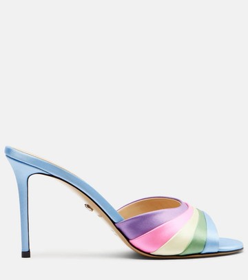 Mach & Mach Gradient 95 satin mules