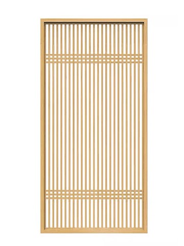 日式屏風 木格柵屏風隔斷客廳中式實木鏤空木質屏風玄關入戶進門隔斷牆定製『XY32141』