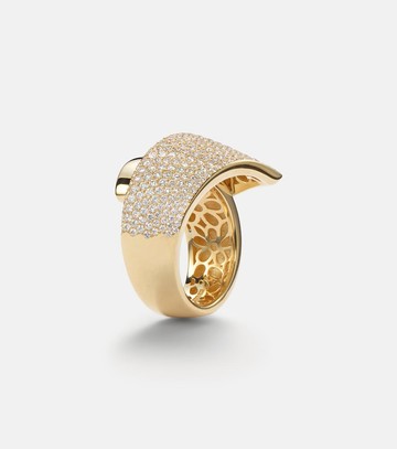 Engelbert Divino 18kt gold ring with diamonds