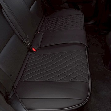 DAEHAN AUTOMOBILE 汽車後座椅套 防染皮革 中大型  黑色  適用於多數車型，安裝簡便快捷  1個