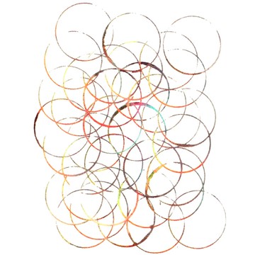 Dottinghill Burning Circles(Glow in theDark)紋身貼紙