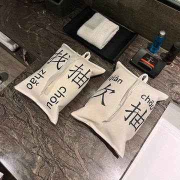 肥婆奶奶 欠抽面紙盒 找抽衛生紙盒 車用面紙套 衛生紙盒 欠抽紙巾套 創意紙巾套 車用紙巾盒套 生日禮物 交換禮物