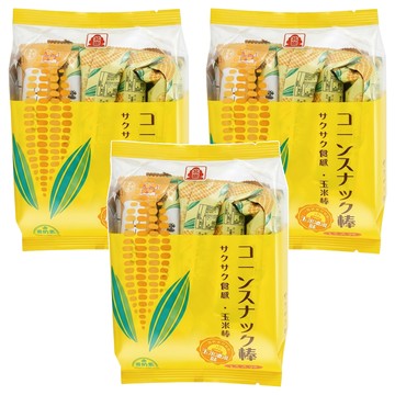 北田 玉米棒 玉米濃湯味  105g  3袋