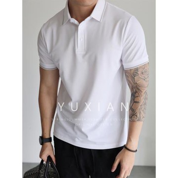 【高端7A抗菌】涼感珠地天絲桑蠶絲棉質Polo短袖彈力運動T恤春夏