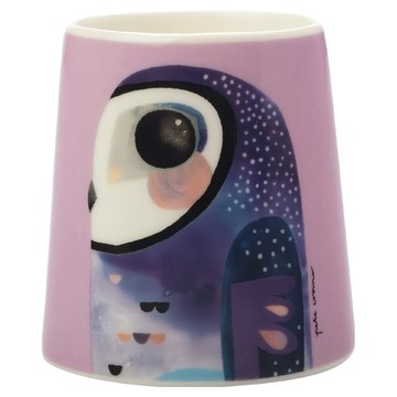 MAXWELL & WILLIAMS 瓷製蛋杯  貓頭鷹 紫色  1個