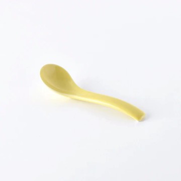 白山陶器 湯匙 黃 5入禮盒