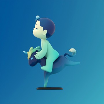 Rainbowkido起源系列公仔盒玩(兩入隨機款)