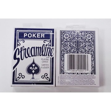 【USPCC撲克】撲克牌STREAMLINE 一副,紅藍任選 made in China-S10585