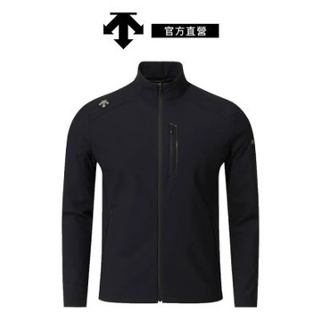 【DESCENTE】迪桑特 男士 專業訓練防風外套(黑色)
