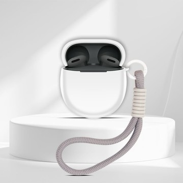 台灣出貨🔥適用 谷歌 Google Pixel Buds 2A 無線藍牙耳機保護套 耳機殼 軟殼 矽膠保護殼 附掛繩