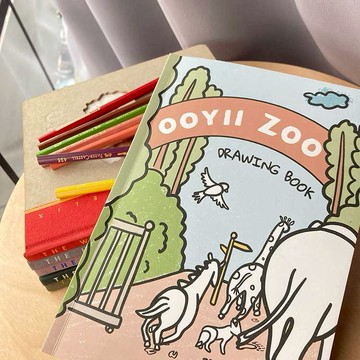 【OOYII吾憶】🎁Ooyii Zoo動物園主題塗鴉著色本｜週歲禮、生日禮物、兒童節禮物、聖誕禮物｜【快速出貨】