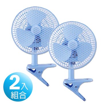 2入組↘華冠 台灣製造 8吋輕巧桌夾扇風扇BT-807A