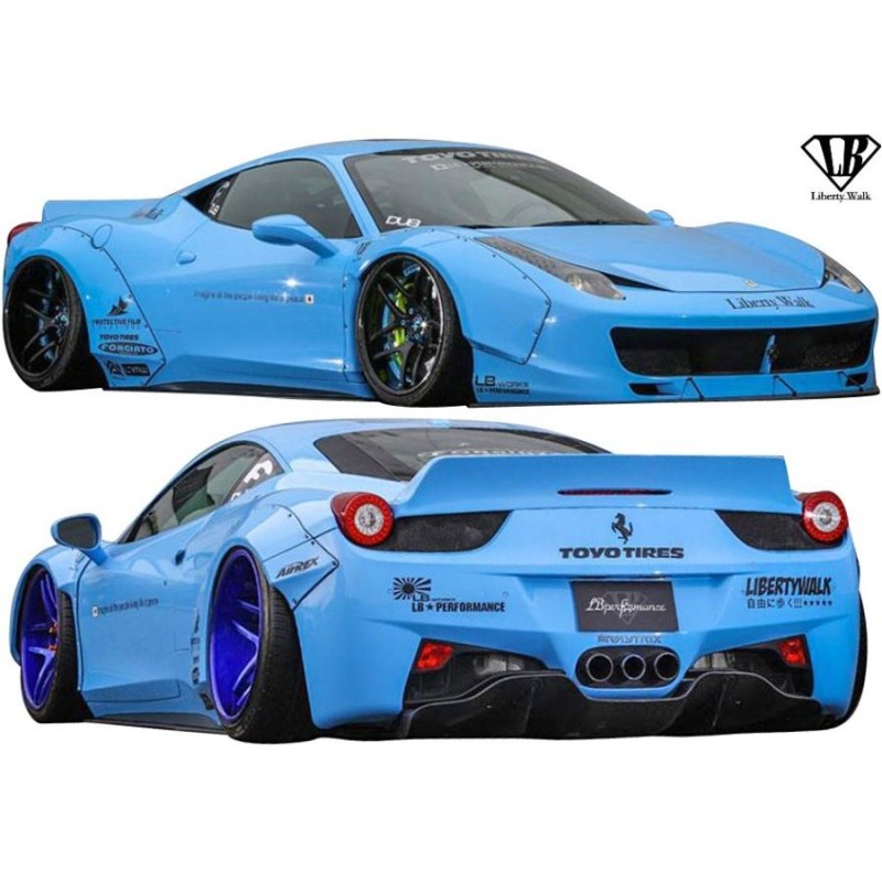 M's】フェラーリ 458 (2009y-2015y) Liberty Walk LB-WORKS リアディフューザー／／FRP製 リバティーウォーク  エアロ | LINEショッピング