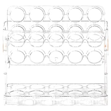 自動翻轉雞蛋盒 PET材質 中國產  26 x 10 x 20cm  透明色  1個