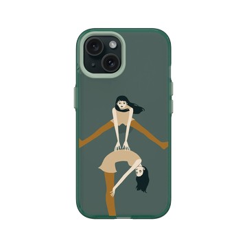 iPhone 15 Clear 憂墨綠 - Konatsu Tani 谷小夏 - 背影之躍