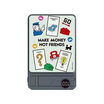 【正版授權】地產大亨遊戲道具亂花Turbo極速輕薄磁吸行動電源