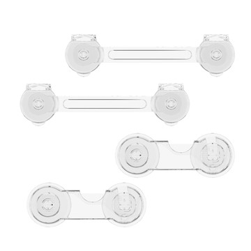 【iSFun】居家安全 抽屜門櫃防夾安全鎖/短款4入