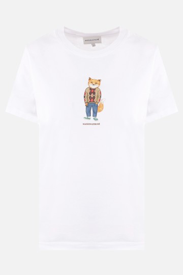 MAISON KITSUNÉ Dressed Fox cotton t-shirt Woman