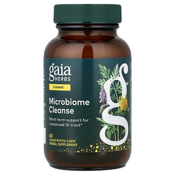 Gaia Herbs, 微生物清潔，60 粒全素食液體 Phyto-Caps 膠囊
