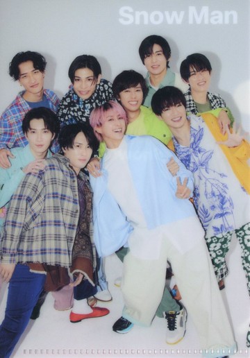 Snow Man(A/縱)A6迷你文件夾縱向系列2023Johnnys Shop