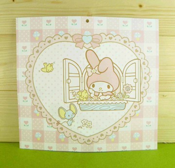【震撼精品百貨】My Melody 美樂蒂 雙面卡片-粉開窗 震撼日式精品百貨