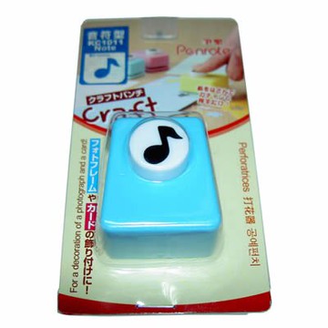 【文具通】筆樂KC1011造型打孔機 音符 L5080446【領券滿額再折千12/31止】