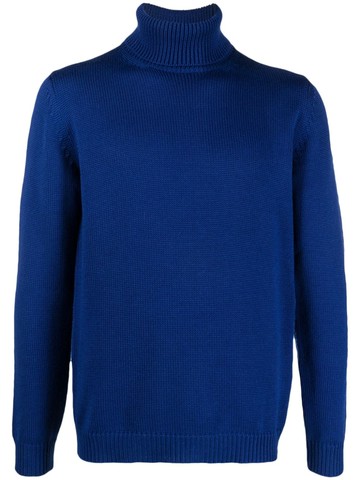 Roberto Collina - roll-neck wool jumper - men - Wool - 48 - Blue
