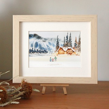 水彩手繪 | 風景人像客製畫  手繪卡片 生日禮物 客製畫像 似顏繪