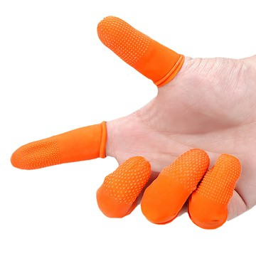 顆粒止滑手指套 防靜電無粉天然乳膠 S/M/L碼  100個  1包